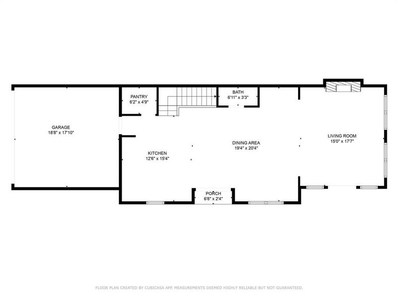 First floor digital floor plan