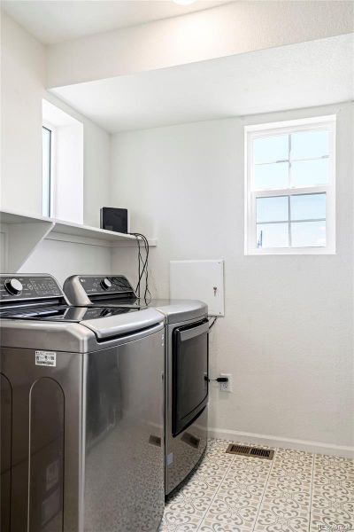 Laundry room on level 2.