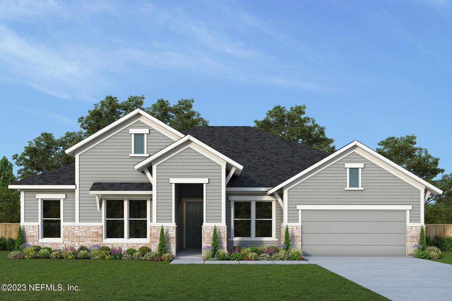 New construction Single-Family house 463 Canopy Forest Dr, Saint Augustine, FL 32092 The Wolfson- photo