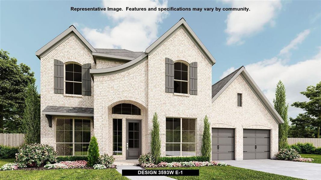 New construction Single-Family house Design 3593W, 1101 Sandgate , Forney, TX 75126 - photo