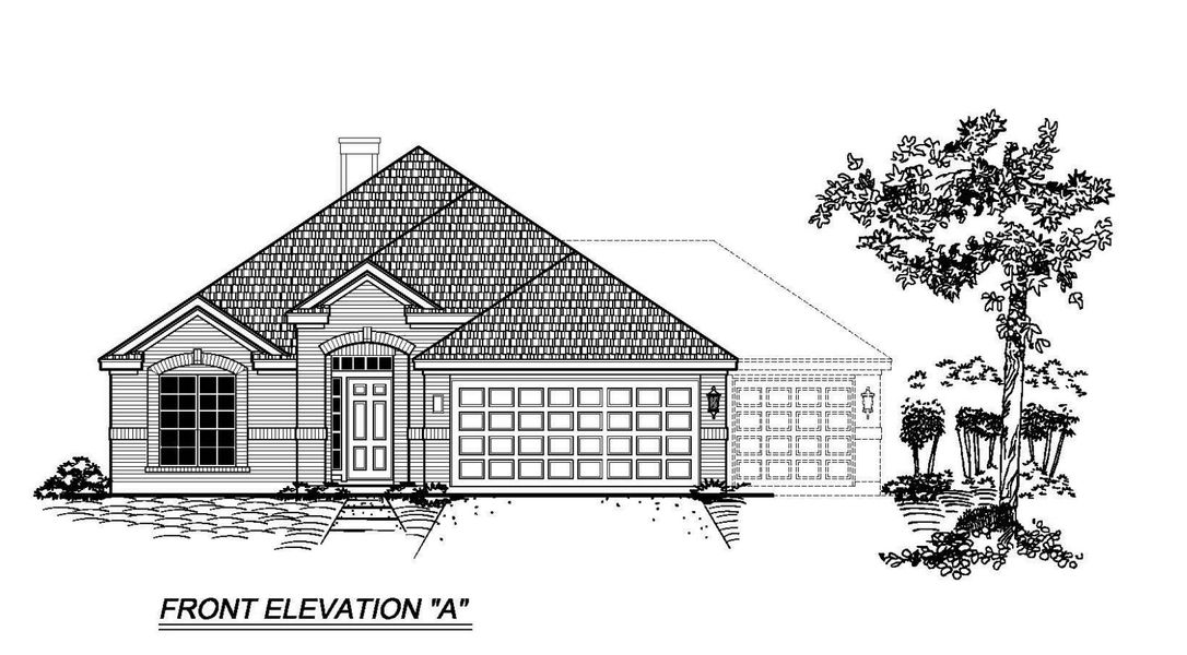New construction Single-Family house Floor Plan 1668, 2723 Bayrose Drive, Texas City, TX 77510 - photo
