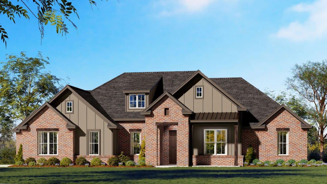 Elevation C | Concept 2623 at Hidden Creek Estates in Van Alstyne, TX by Landsea Homes