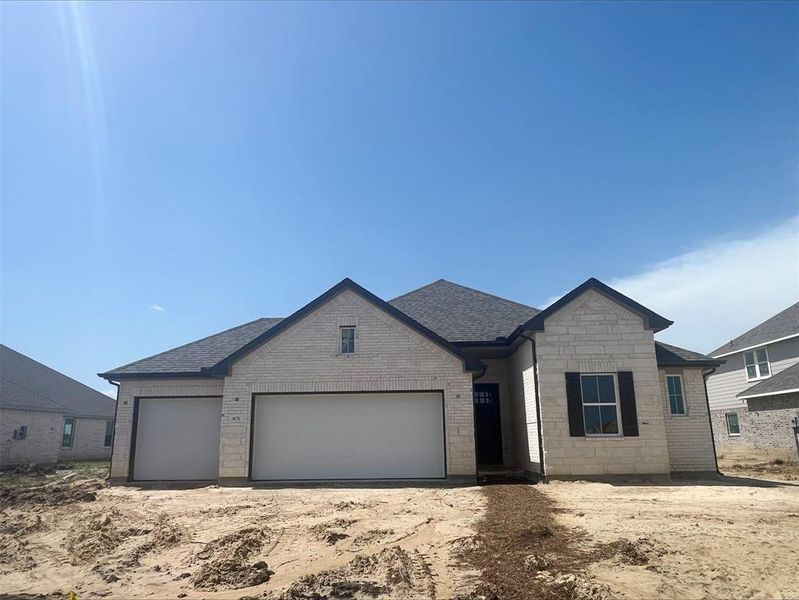 One-story home with 4 bedrooms, 3 baths and 3 car attached garage