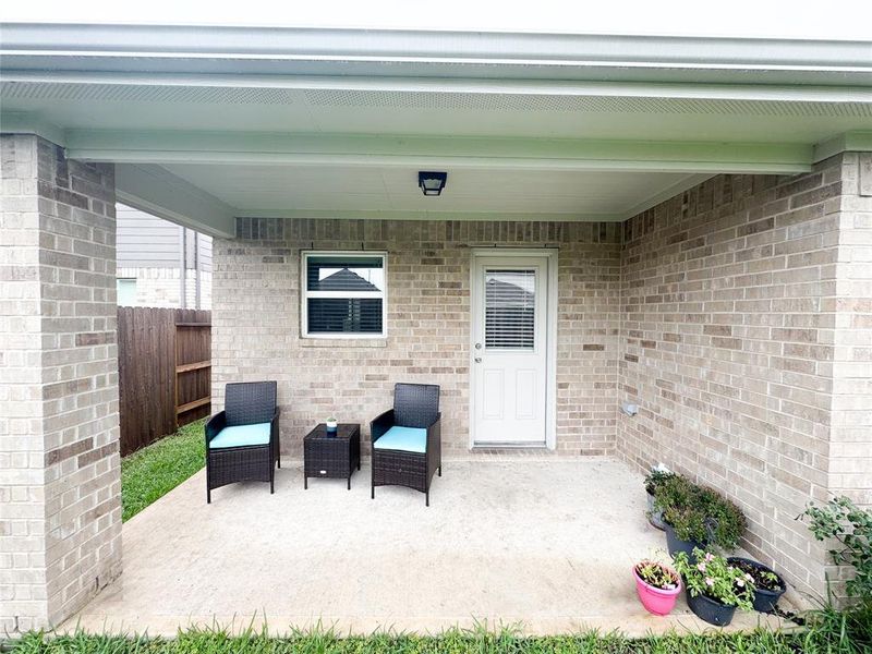 Covered Back Porch