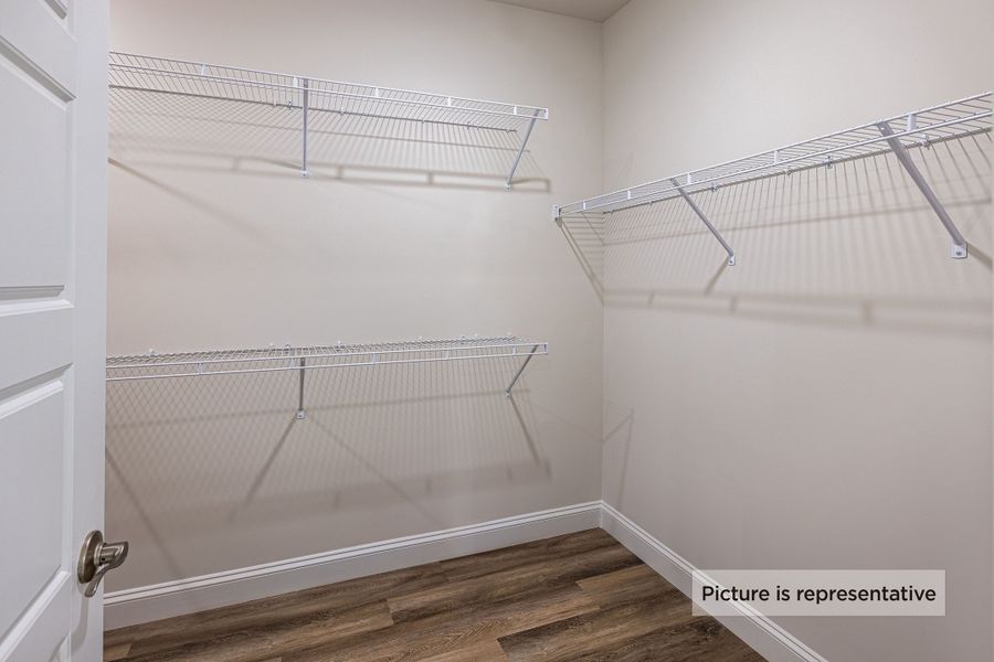 Walk-In Owner's Suite closet