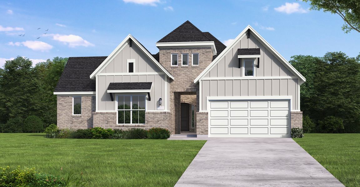 New construction Single-Family house Moody (2790-HS-50), 9831 Vista Ridge Circle, Willis, TX 77318 - photo