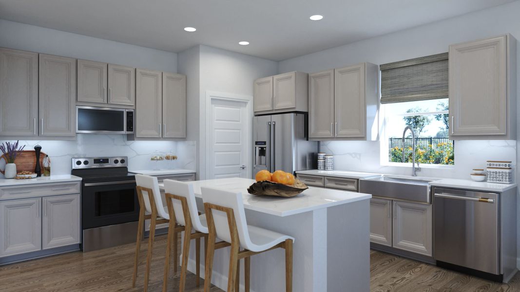 Kitchen | Palisade | Courtyards at Waterstone | New homes in Palm Bay, FL | Landsea Homes