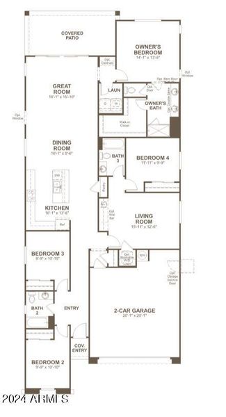 Lot 228 - VDV I - Emerald Floor Plan