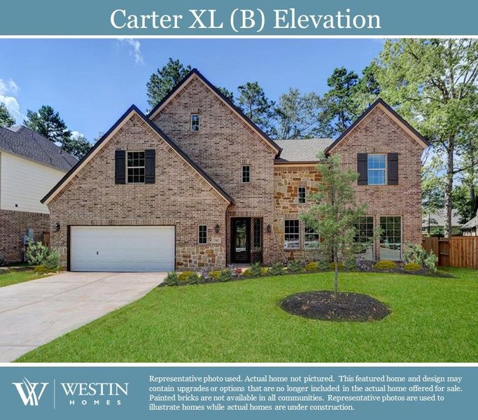 New construction Single-Family house The Carter XL, 26531 Gleaming Dawn Way, Richmond, TX 77406 - photo