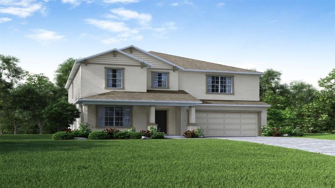 New construction Single-Family house 11838 Moonsail Drive, Parrish, FL 34219 The Carlisle- photo
