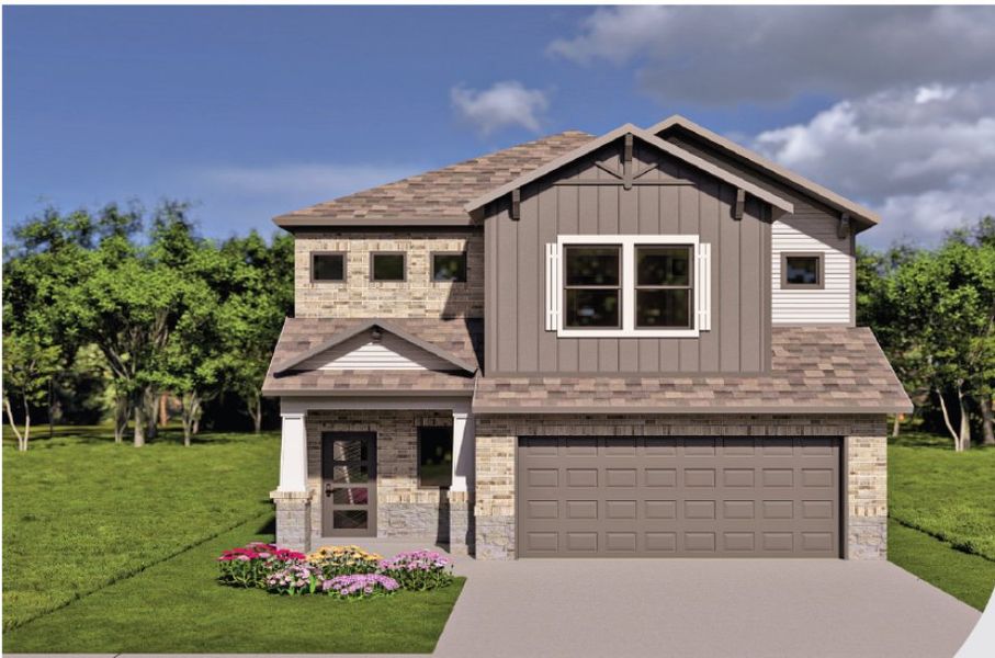 New construction Single-Family house 25540 Prairie Clover Way, Magnolia, TX 77354 Iris- photo