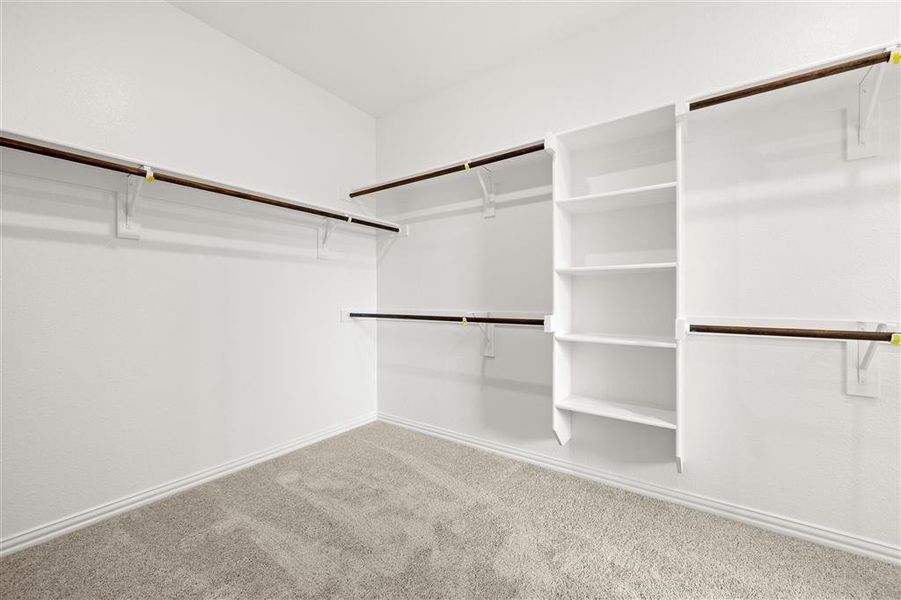 Generously Sized Walk-In Closet