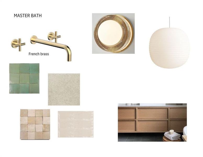 Primary bathroo design selections