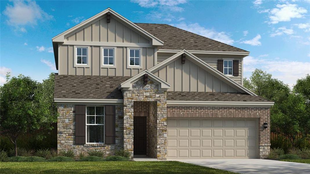 New construction Single-Family house 4315 Port Hope St, Round Rock, TX 78665 Pleasanton- photo