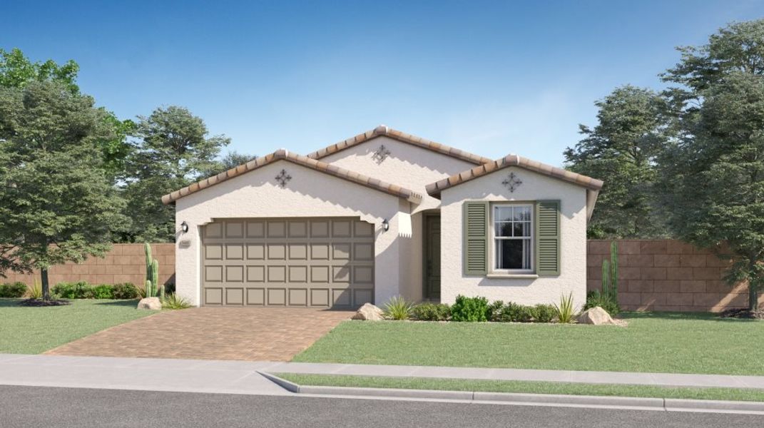 New construction Single-Family house Latitude Plan 3580, 15620 W. Miami Street, Goodyear, AZ 85338 - photo