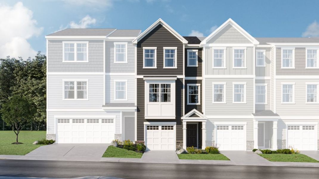 New construction Townhouse house Mitchell II, 109 Leland Crest Drive, Apex, NC 27539 - photo