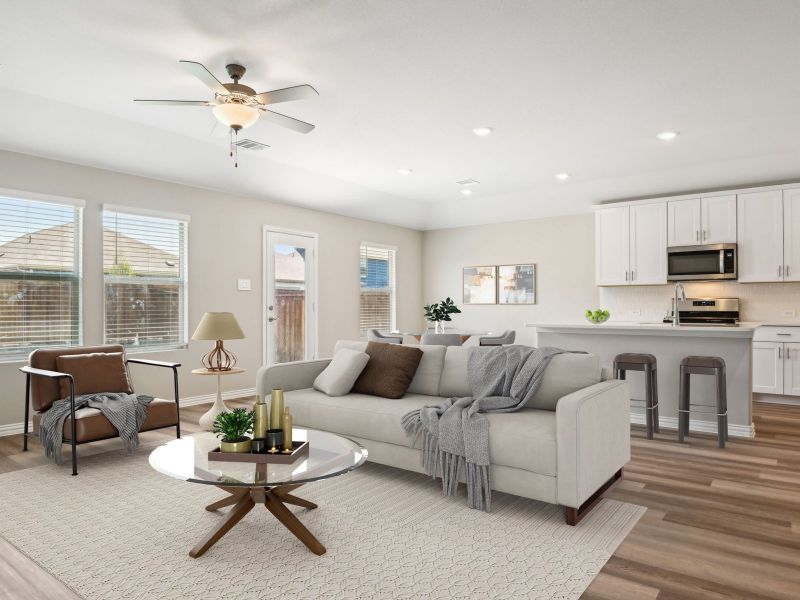 The Greenville floorplan with the Crisp 2 interior package.