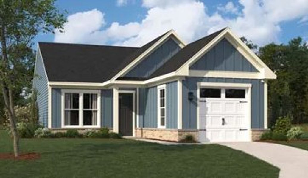 New construction Single-Family house 1011 Masters Place Way, Durham, NC 27704 The Sapphire- photo