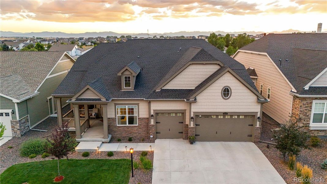 Welcome to one of the largest floorplans in Heritage Todd Creek offering over 6400 total square feet!