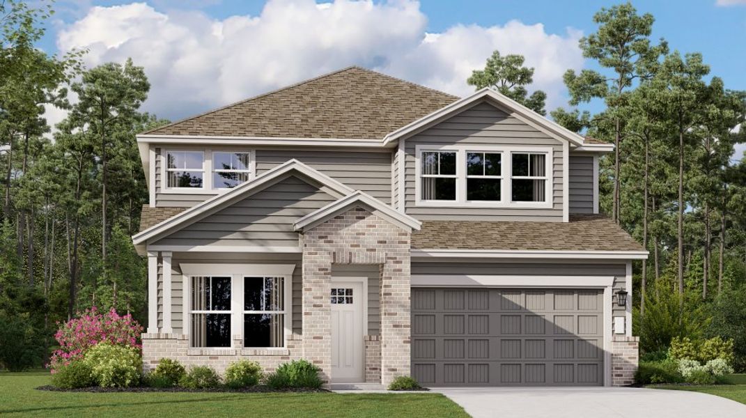 New construction Single-Family house Brock, 1605 Four Waters Loop, Georgetown, TX 78628 - photo