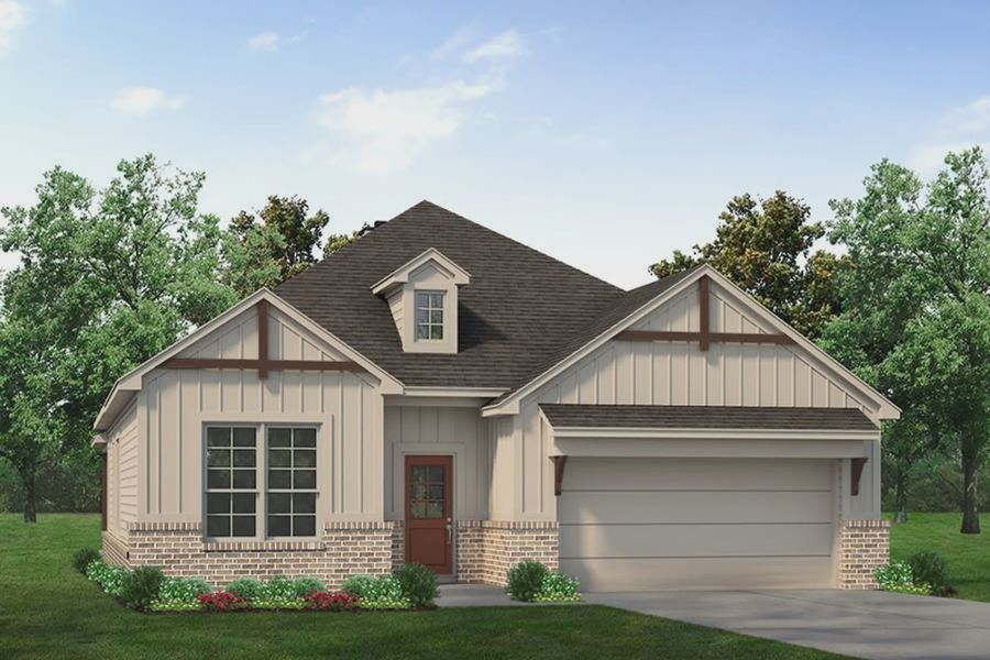 New construction Single-Family house 1308 Colca Drive, Springtown, TX 76082 San Gabriel II- photo