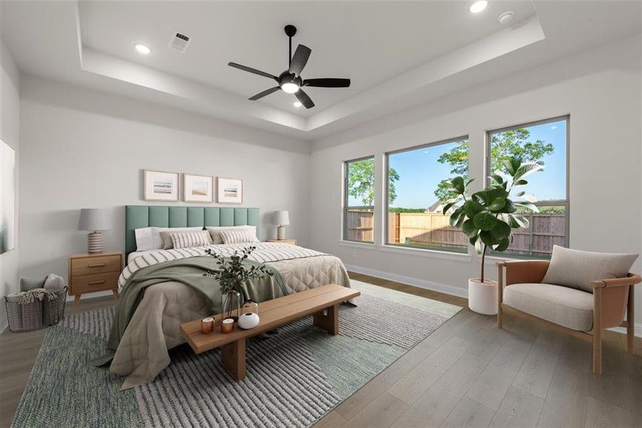 Virtual Staging  Primary Bedroom