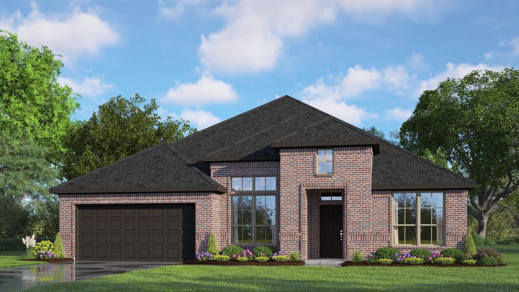 Elevation A | Concept 2464 at Redden Farms in Midlothian, TX by Landsea Homes