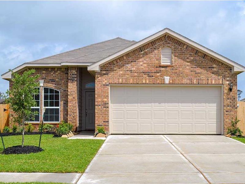 New construction Single-Family house 7830 Ruth Ravine Court, Spring, TX 77379 The Leeds- photo