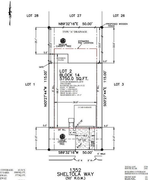 Plot Plan