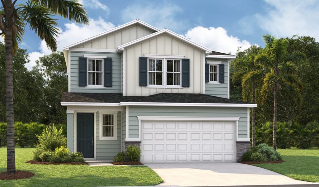 New construction Single-Family house Lynwood, 828 Cedar Slough Drive, Jacksonville, FL 32220 - photo