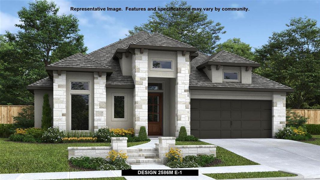 New construction Single-Family house Design 2586M, 15307 Le Reve Lane, Conroe, TX 77302 - photo