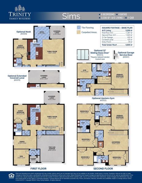 Sims floor plan