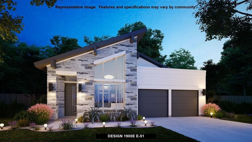 New construction Single-Family house Design 1900E, 222 Navarro, Boerne, TX 78006 - photo