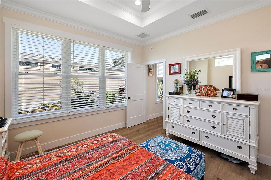 Enjoy the natural light in the primary bedroom.