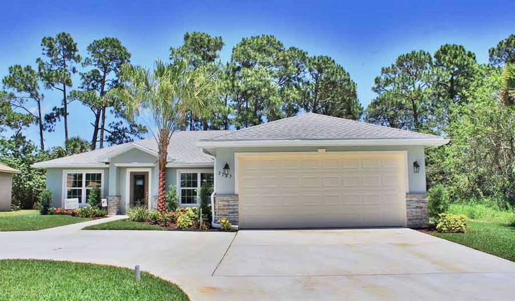 New construction Single-Family house Whispering Palms, 3174 Southwest Savona Boulevard, Port St. Lucie, FL 34953 - photo