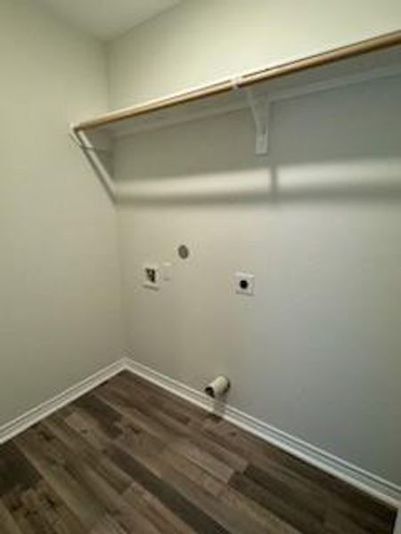 In home utility room with washer/dryer hook ups (electric)