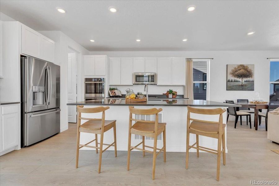 Gourmet Kitchen with Stainless Steel Appliances