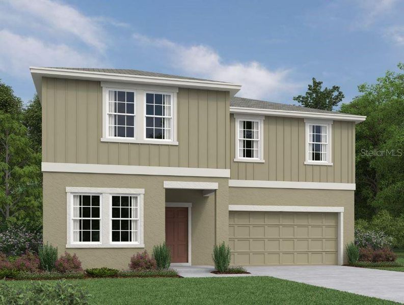 New construction Single-Family house 1386 Sterling Pointe Drive, Deltona, FL 32725 Teton Homeplan- photo