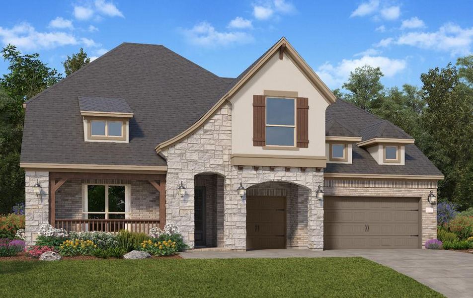 New construction Single-Family house 10707 Spring White Drive, Cypress, TX 77433 Chatham- photo