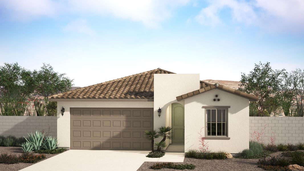 Spanish Elevation | Perrine | Valencia at Citrus Park | New Homes in Goodyear, AZ | Landsea Homes