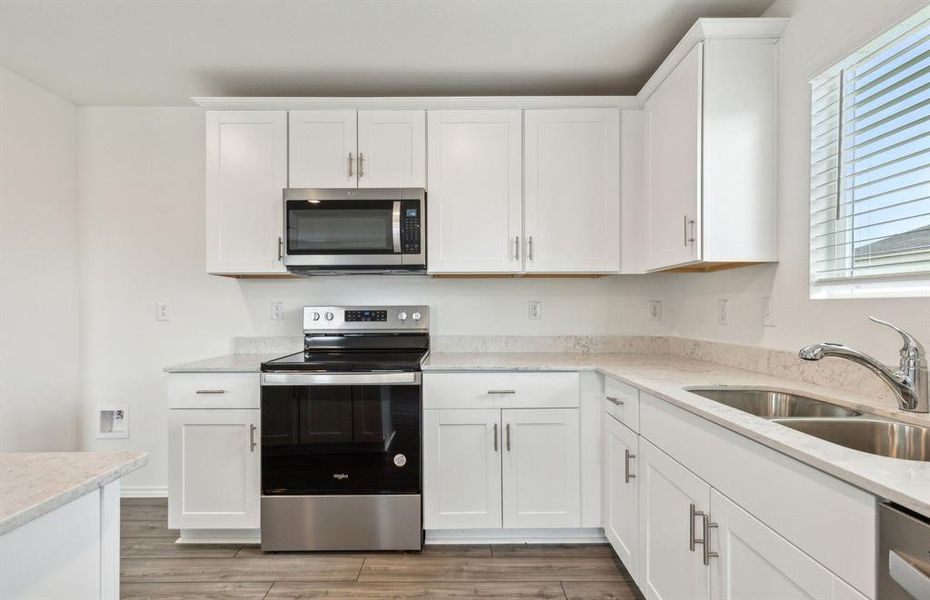 Spacious kitchen *real home pictured