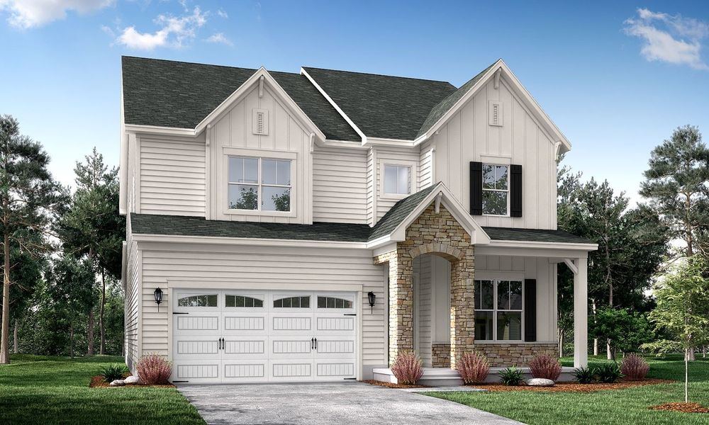 New construction Single-Family house St. Andrews with 3rd Floor Retreat, 4105 Millstream Road, Denver, NC 28037 - photo