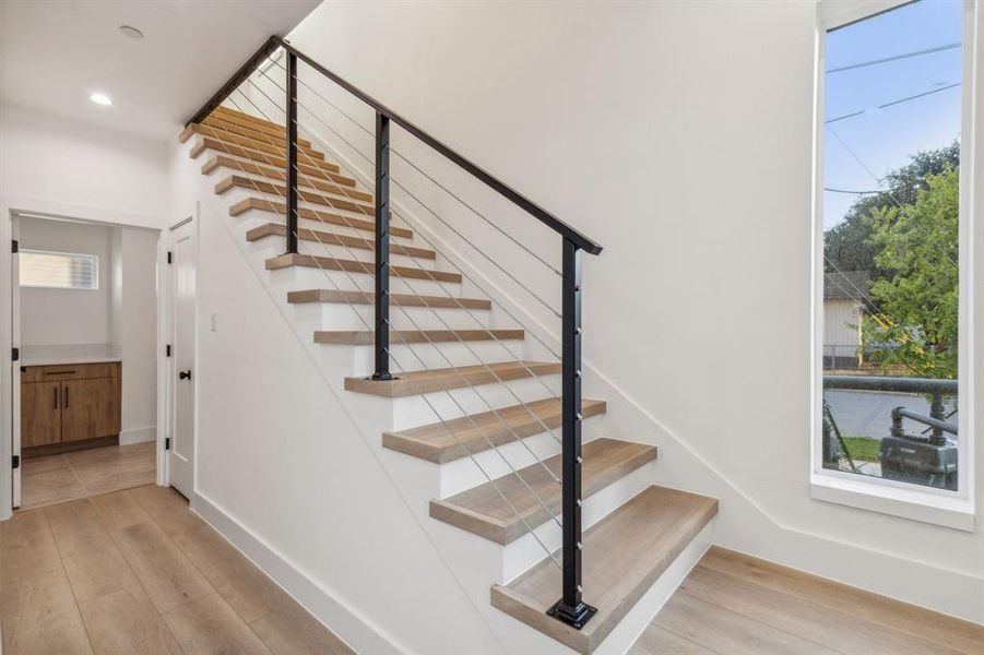 Laundry and Stairs from First floor to main lvl