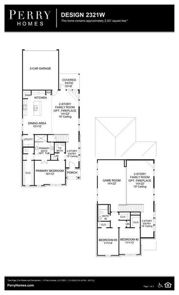 New construction Single-Family house 4143 Hudson Street, Fate, TX 75087 Design 2321W- photo
