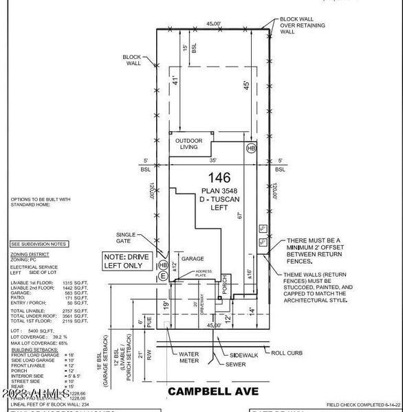 Plot Plan