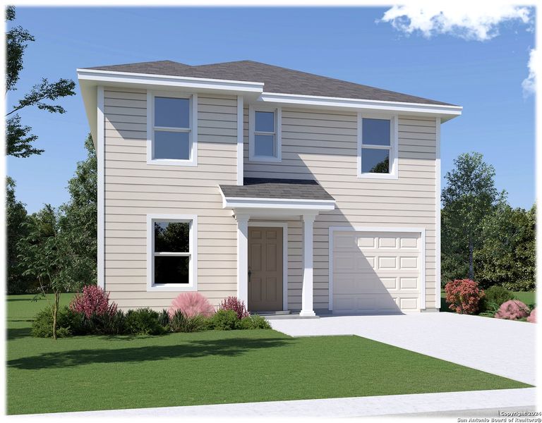 New construction Single-Family house 5048 Epidosite Road, San Antonio, TX 78254 The Grissom- photo