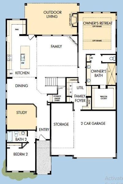 The success of a floor plan is the way you can move through it…You’ll be amazed at how well this home lives…We call it traffic patterns.