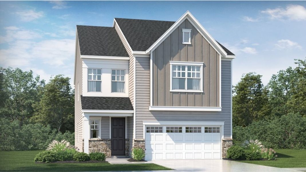New construction Single-Family house Winstead III, 2401 Pikes Peak Drive, Raleigh, NC 27616 - photo
