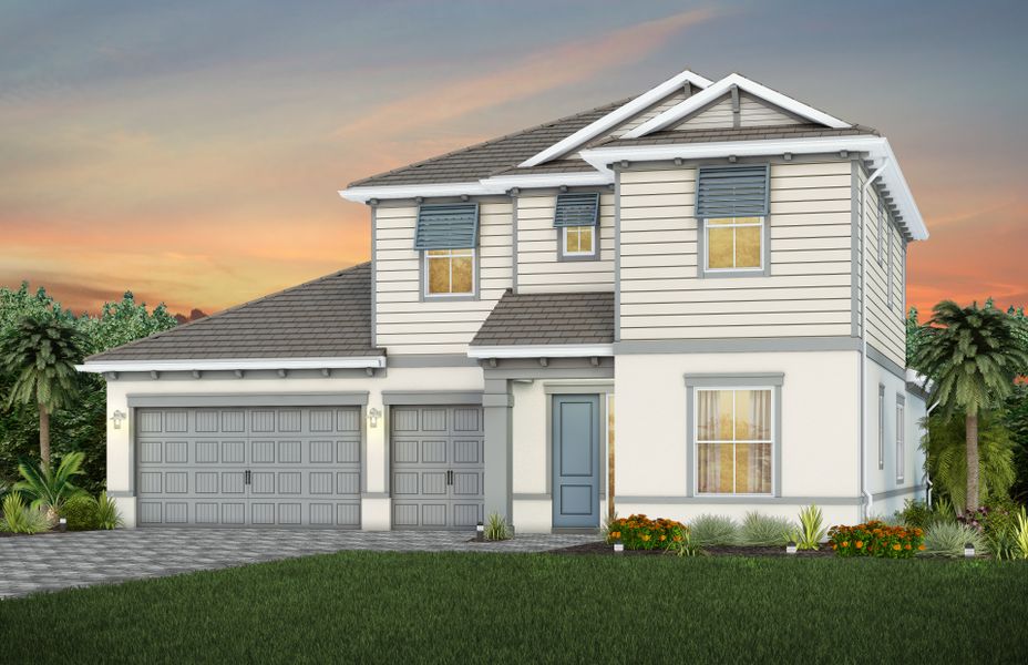 New construction Single-Family house Millstone, 10932 Stellar Circle, Palm Beach Gardens, FL 33412 - photo