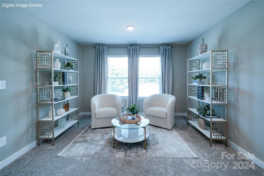 Digital Image Similar: Sitting Area in Primary Bedroom